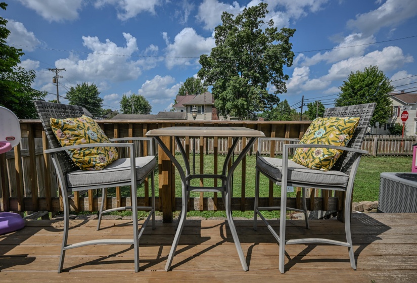 Back deck
