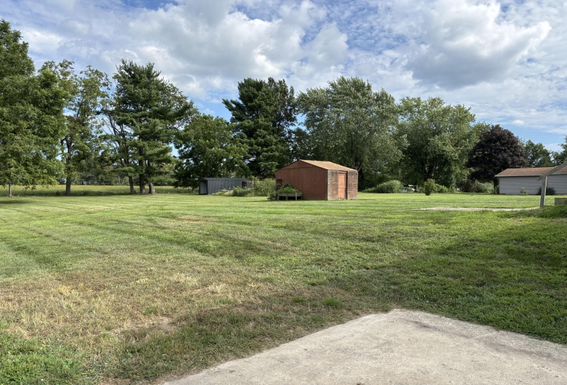 Back of property