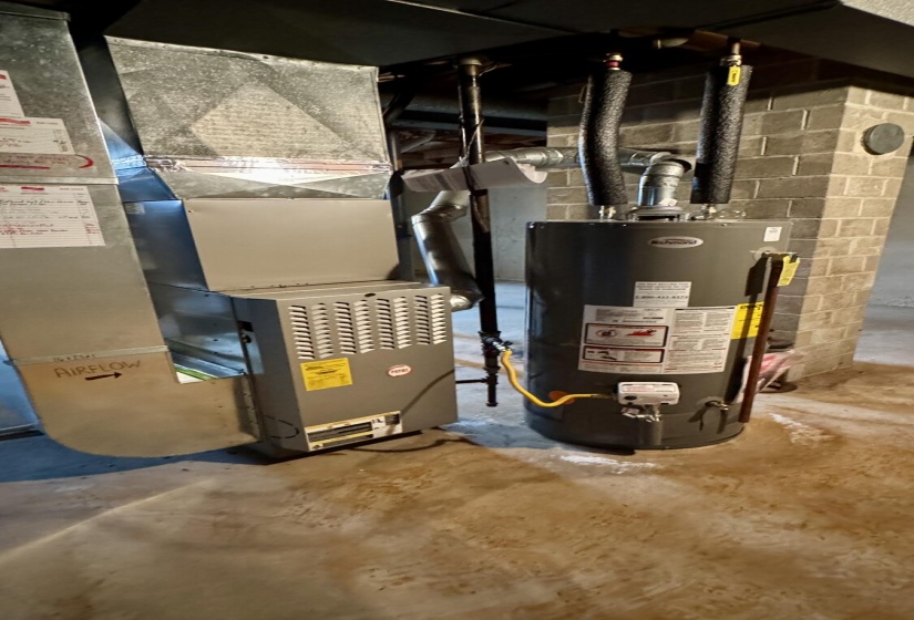 Furnace and water heater