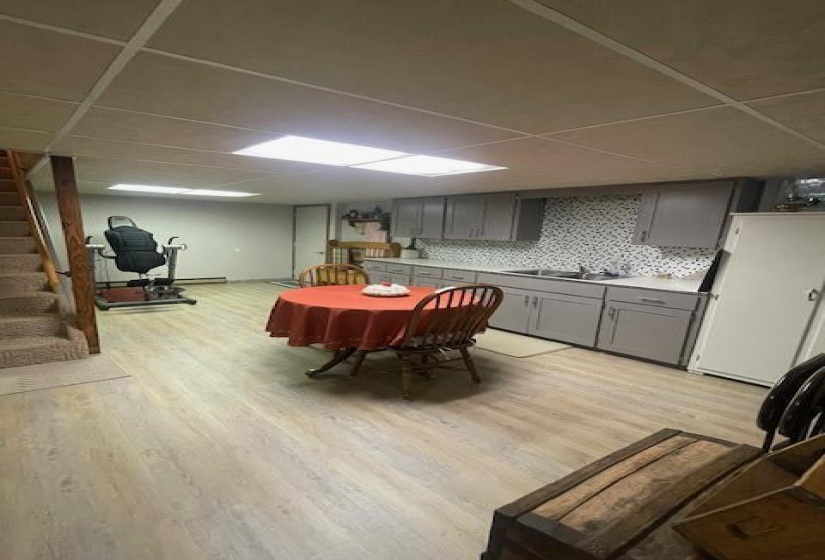 Basement DR and Kitchenette