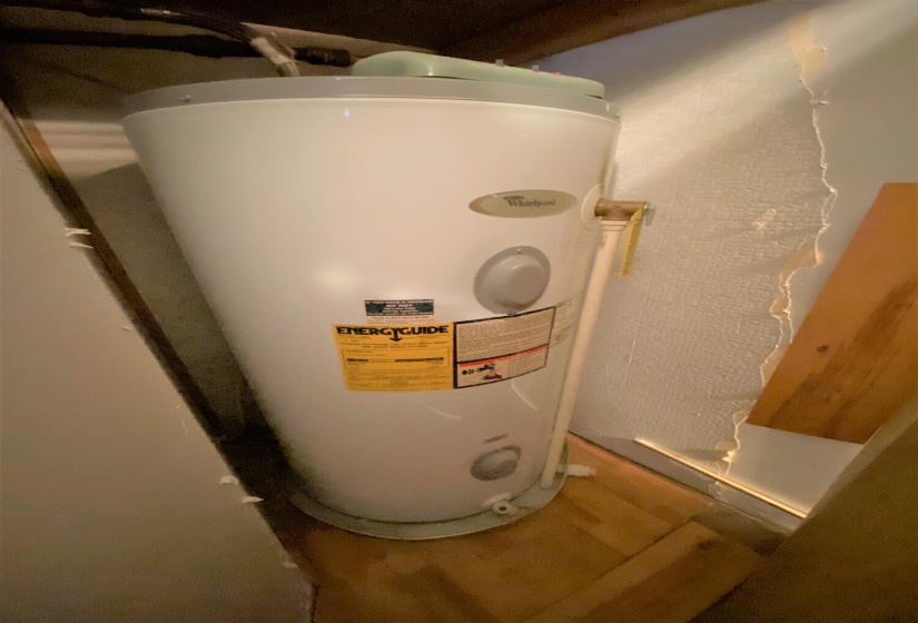 Electric Hot Water Heater on 1st Floor