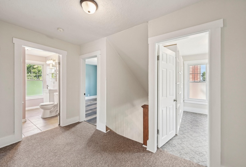 upstairs hallway