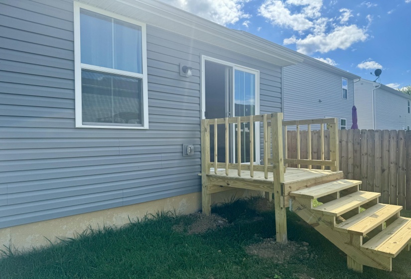 Outside porch