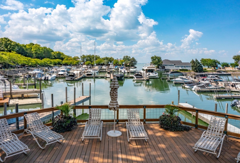 view from clubhouse deck