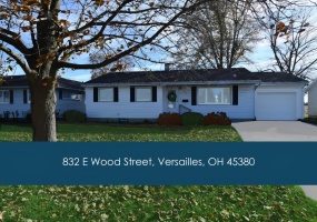 832 Wood Street, Versailles, Ohio 45380, 4 Bedrooms Bedrooms, ,1 BathroomBathrooms,Residential,For Sale,Wood,1042576