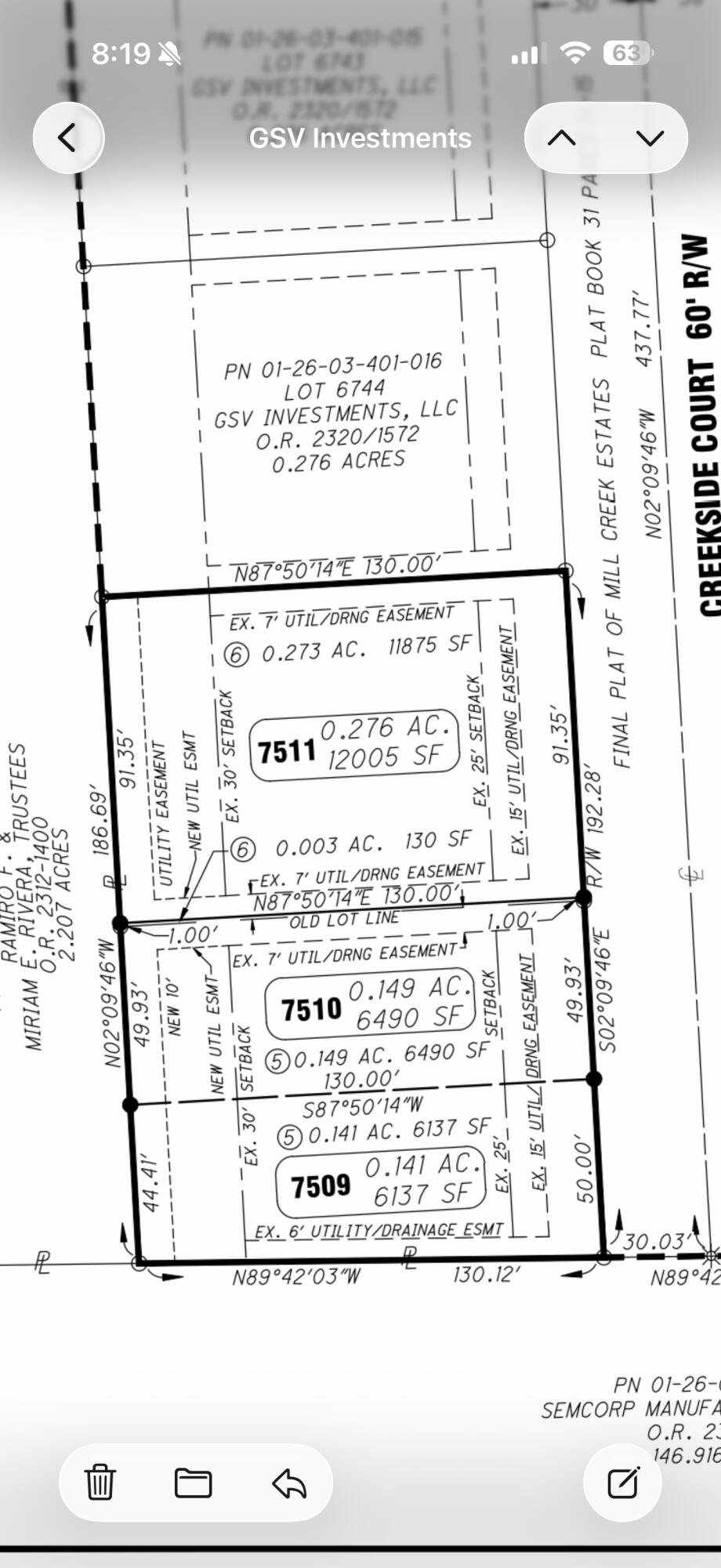 Lot 7511 Creekside Court, Sidney, Ohio 45365