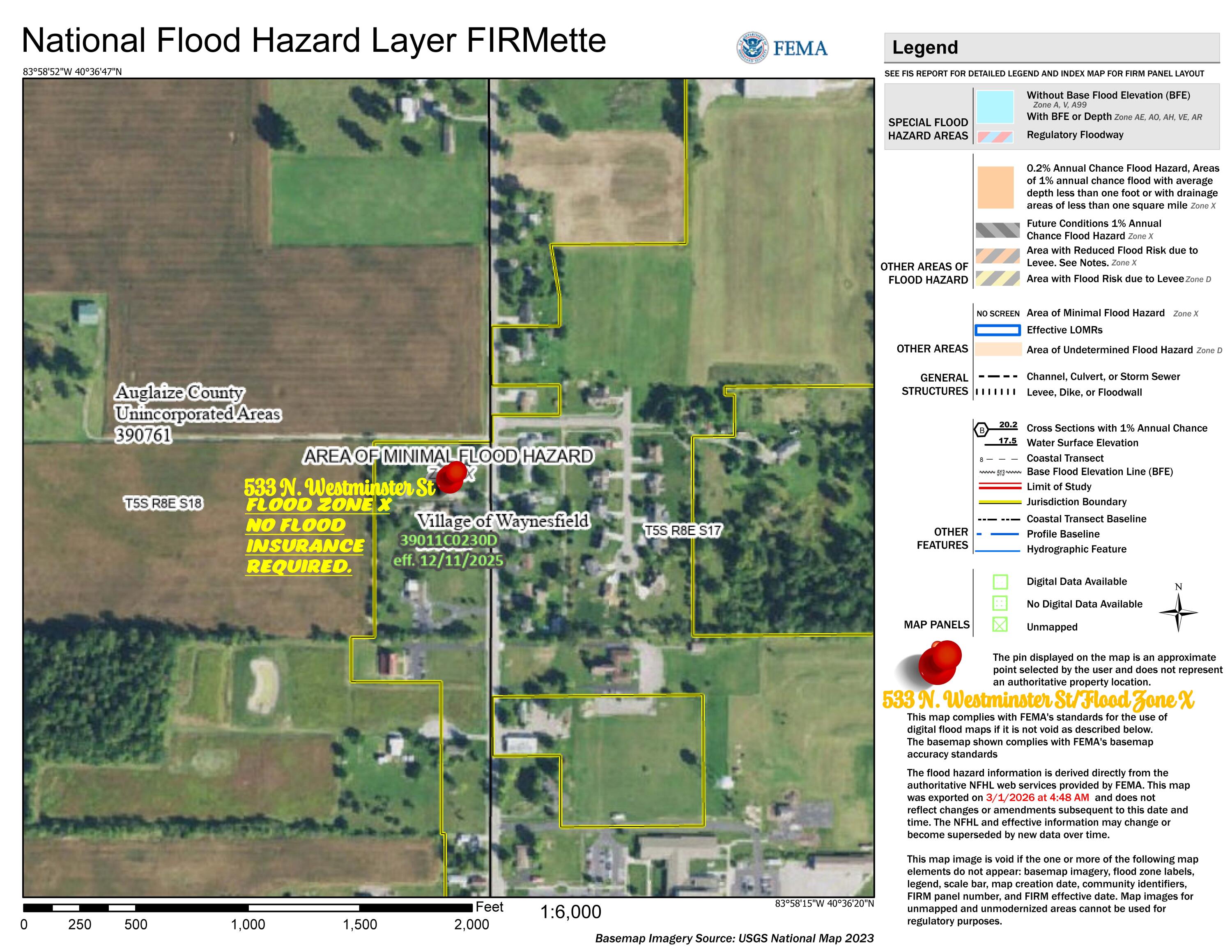 533 Westminster Street, Waynesfield, Ohio 45896