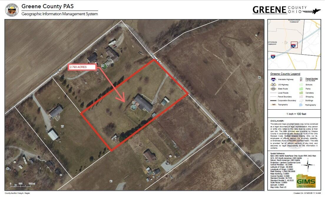 3391 Powers Road, Jamestown, Ohio 45335