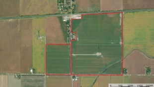 199.79 ac Paulding Co aerial view of farm