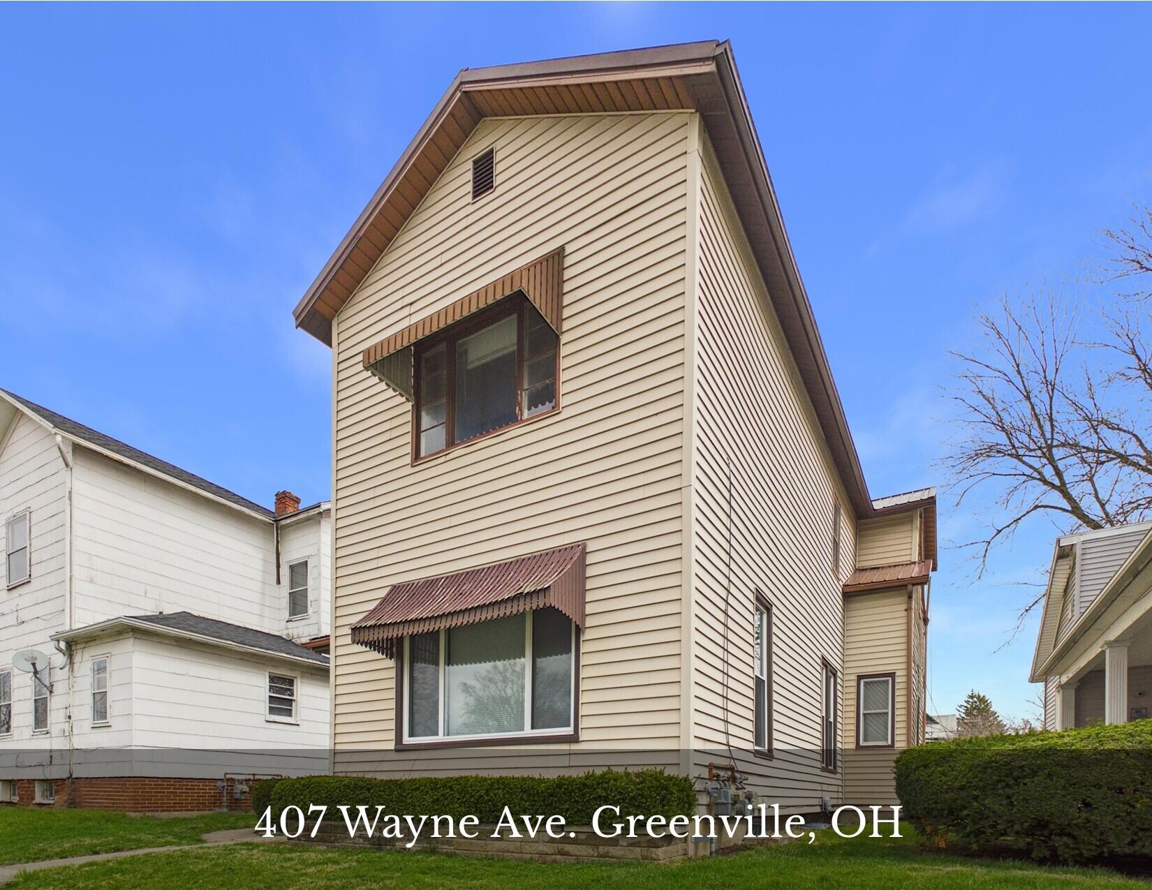 407 Wayne Avenue, Greenville, Ohio 45331