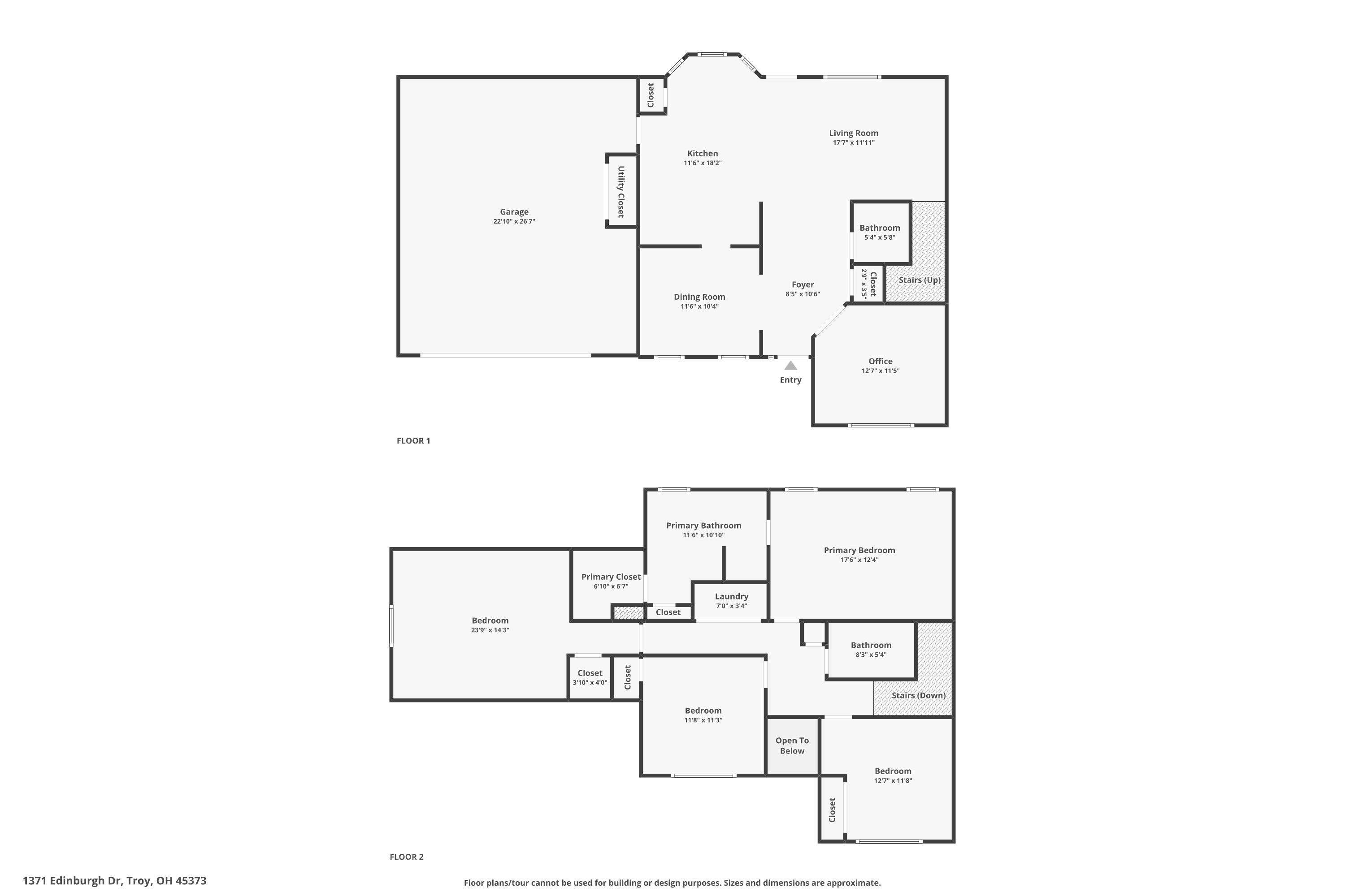 1371 Edinburgh Drive, Troy, Ohio 45373