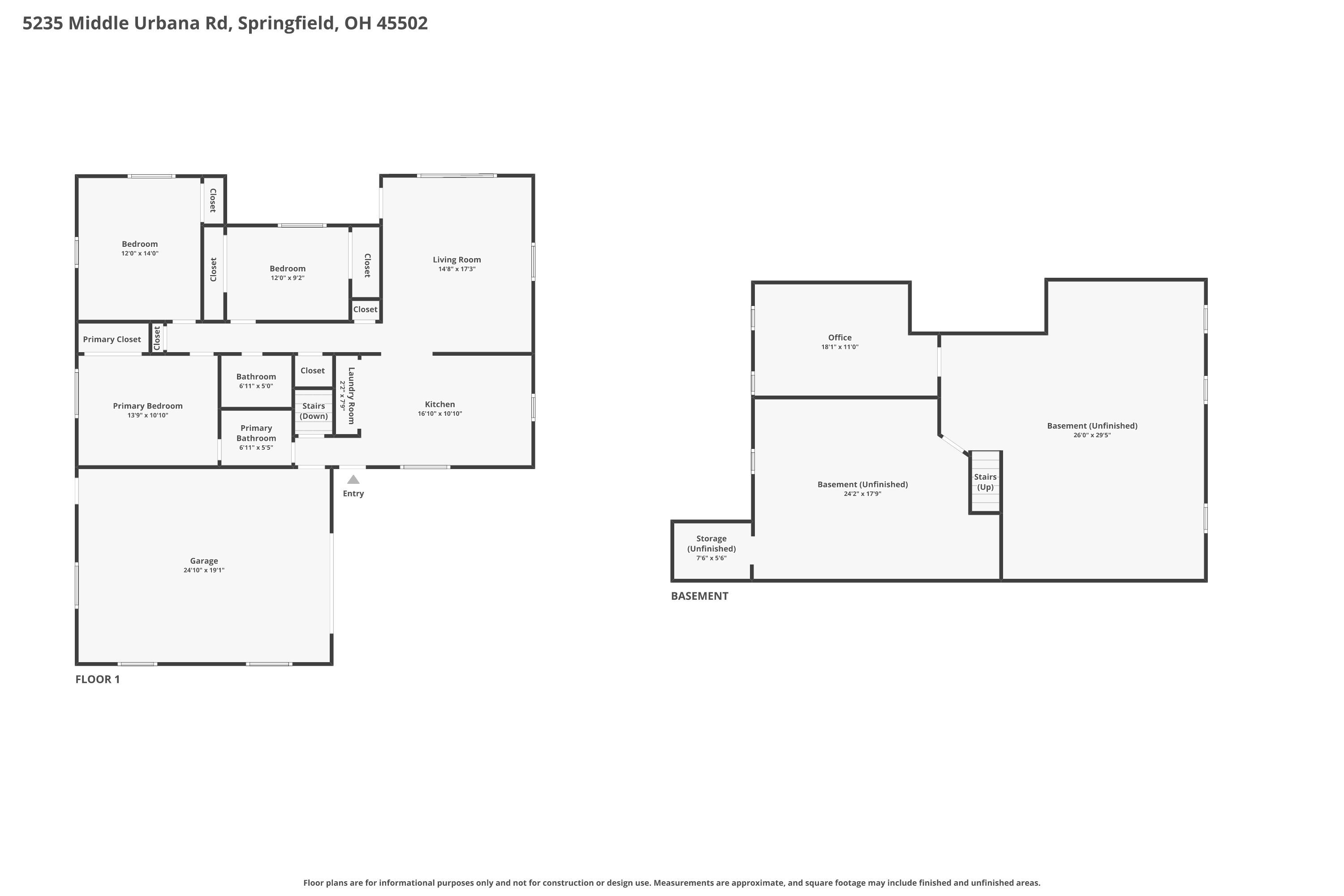 5235 Middle Urbana Road, Springfield, Ohio 45502