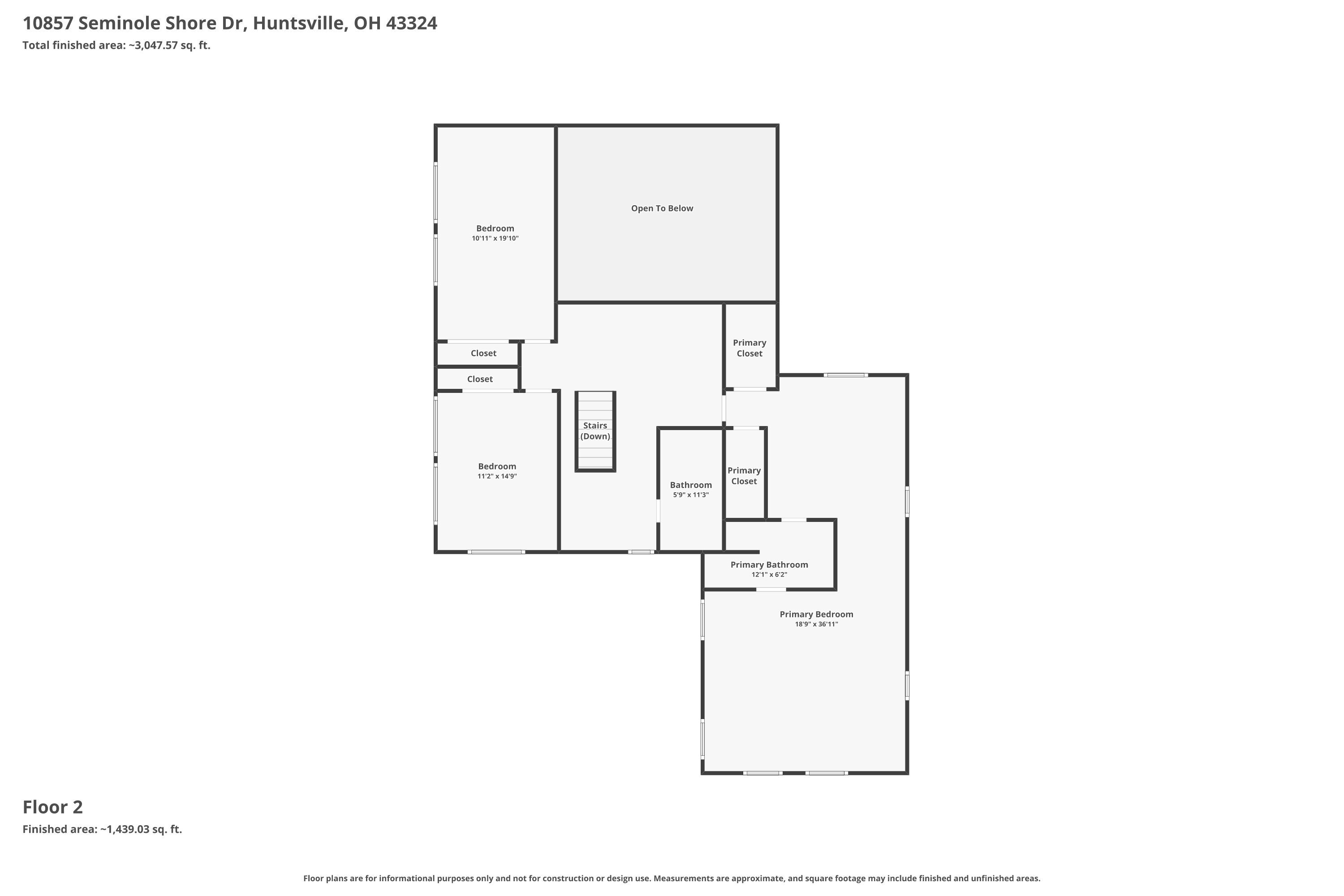 10857 Seminole Shore Drive, Huntsville, Ohio 43324