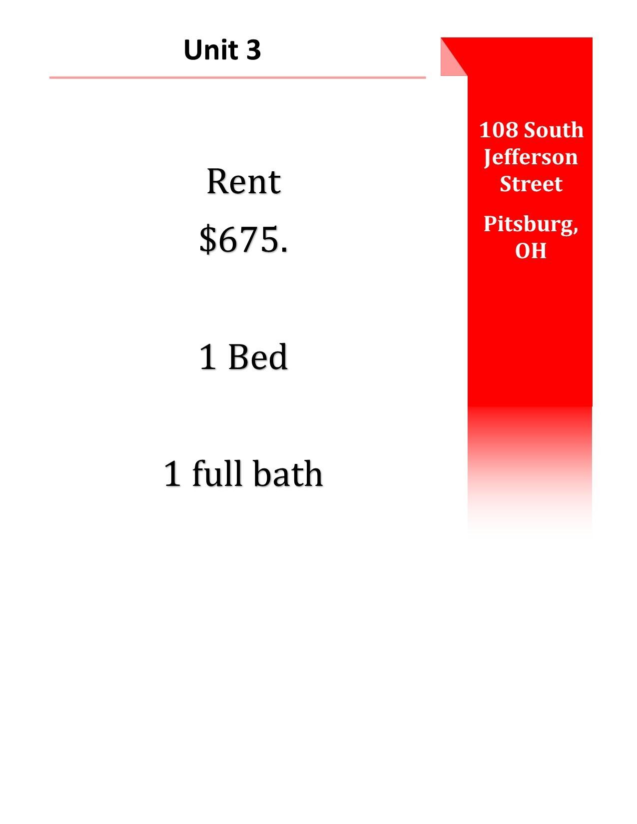 108 Jefferson, Pitsburg, Ohio 45358