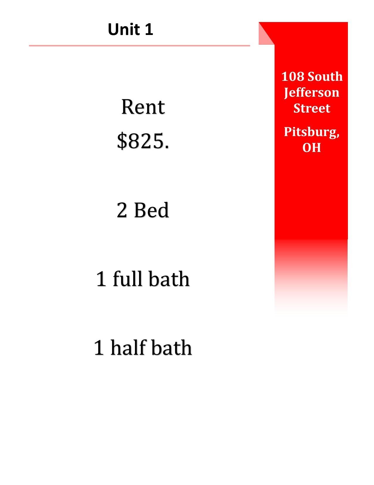 108 Jefferson, Pitsburg, Ohio 45358