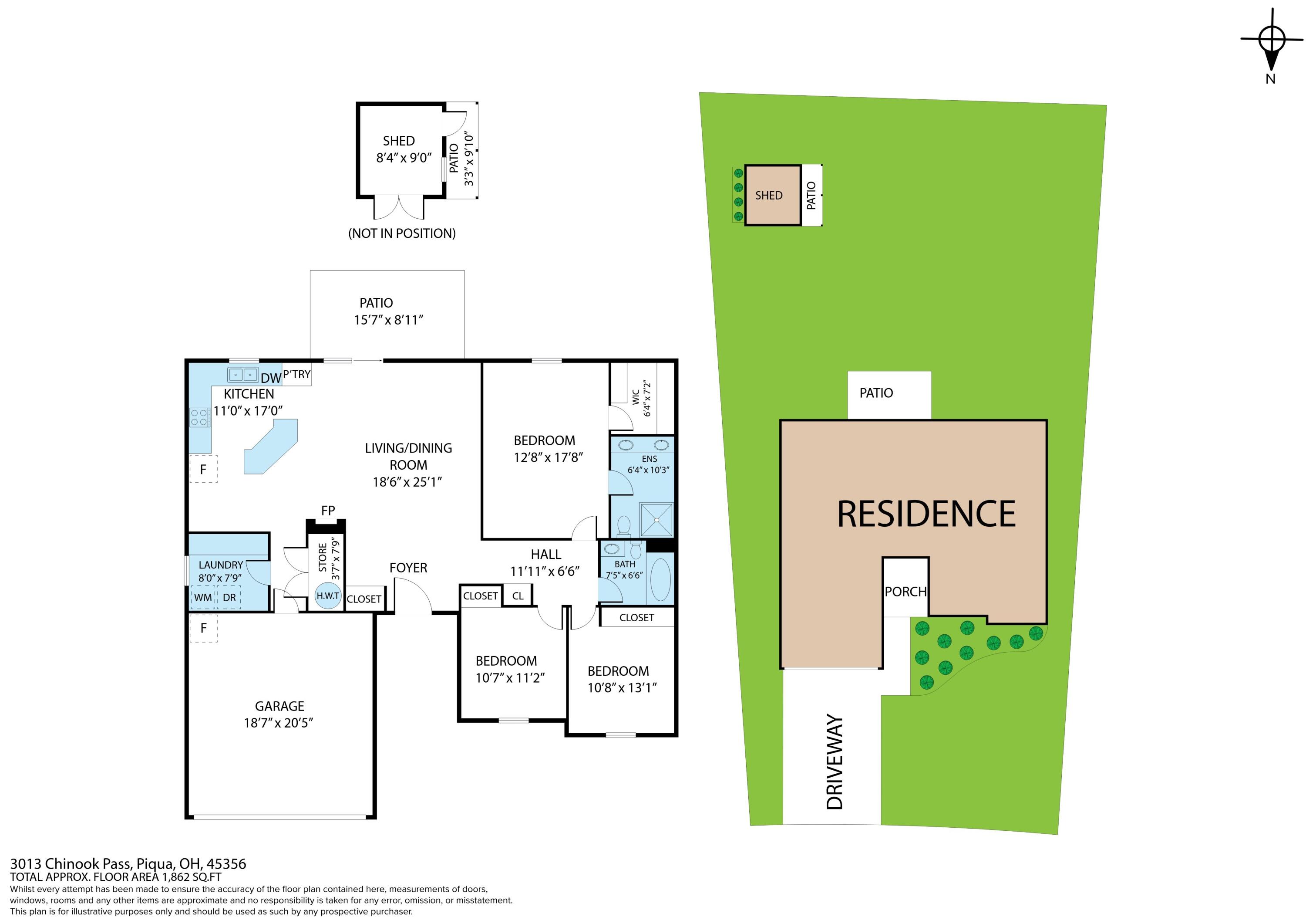 3013 Chinook, Piqua, Ohio 45356
