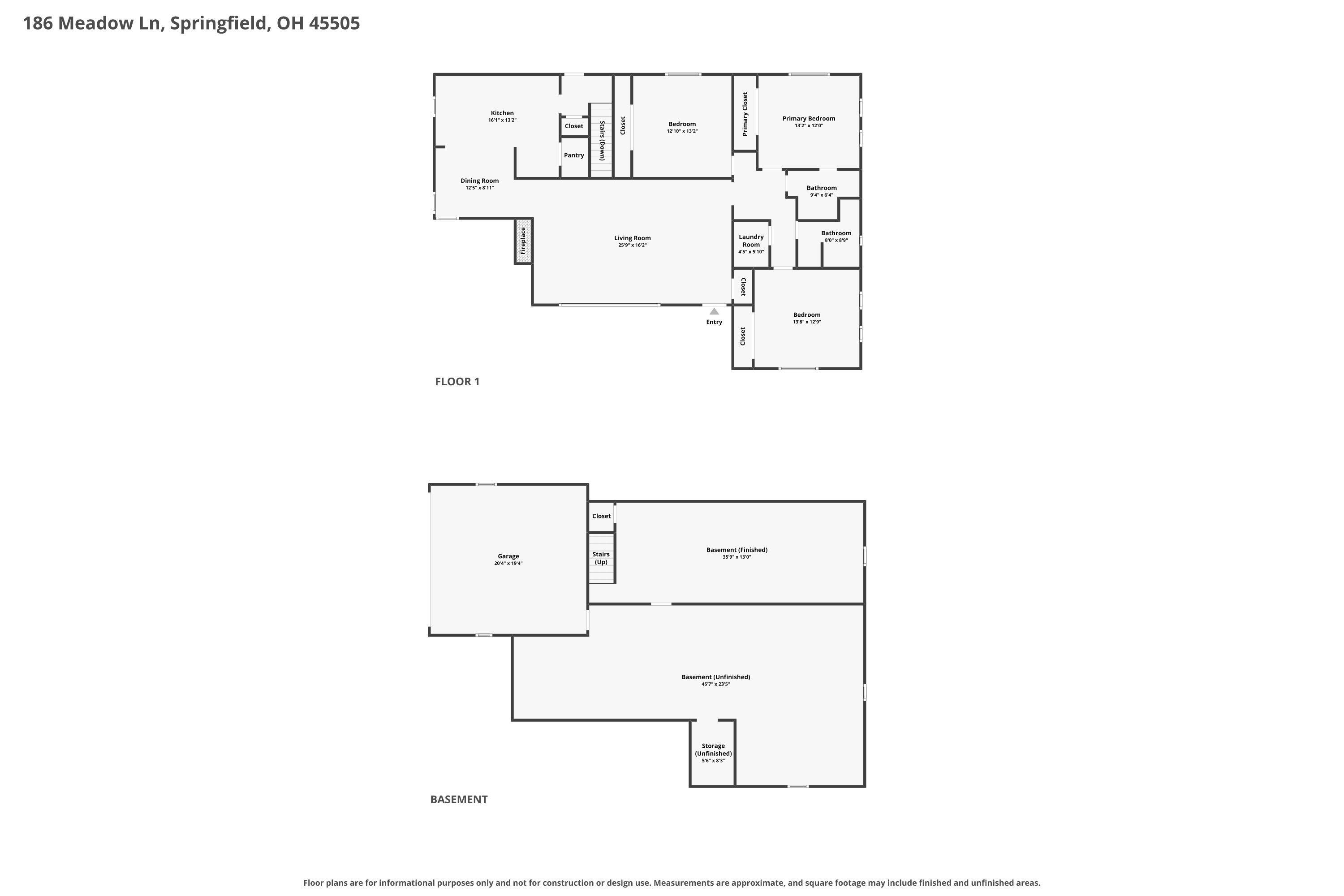 186 Meadow, Springfield, Ohio 45505