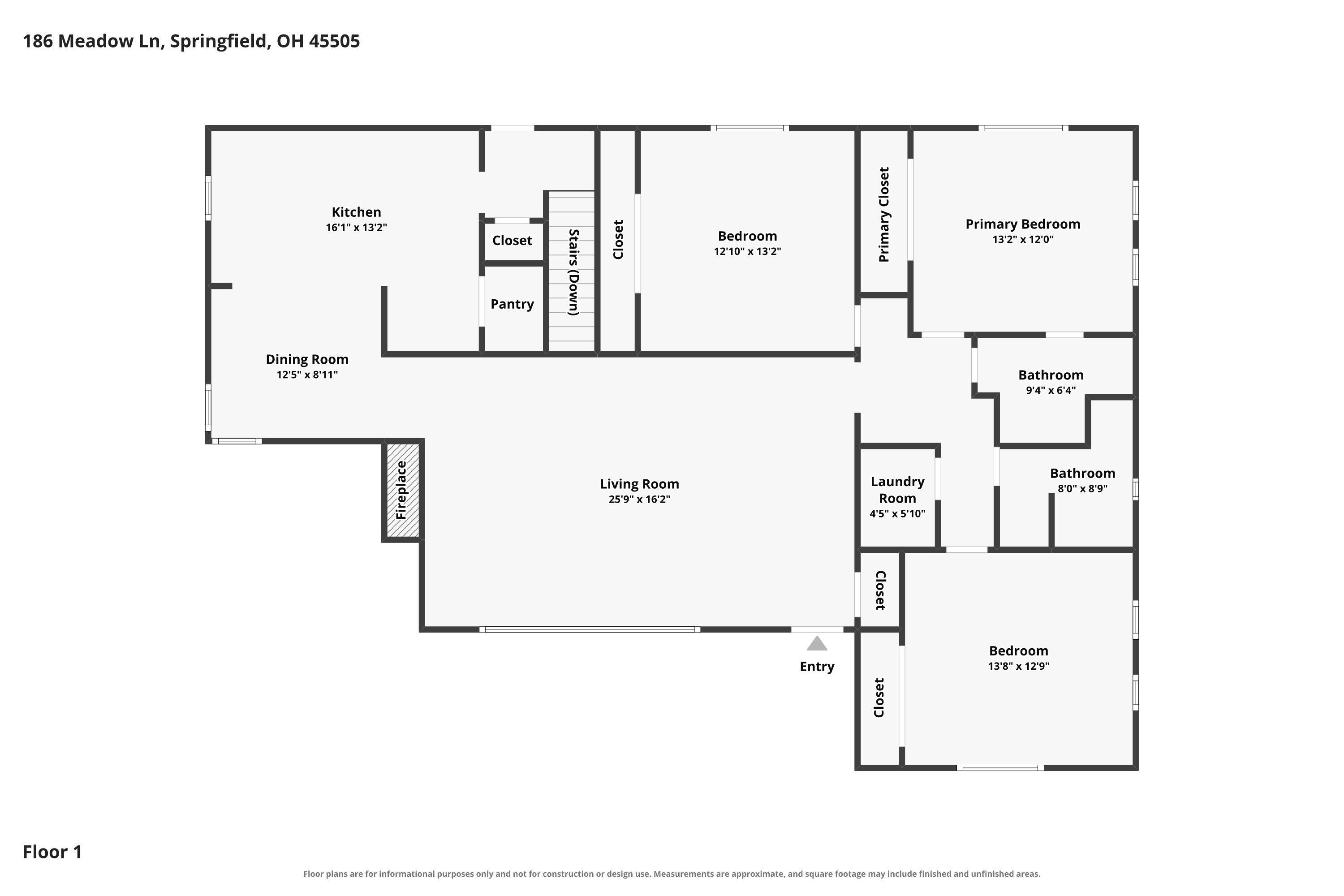 186 Meadow, Springfield, Ohio 45505