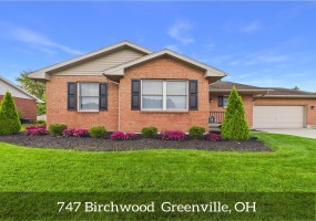747 Birchwood, Greenville, Ohio 45331, 3 Bedroom Bedrooms, ,2 BathroomBathrooms,Residential,For Sale,Birchwood,1048837